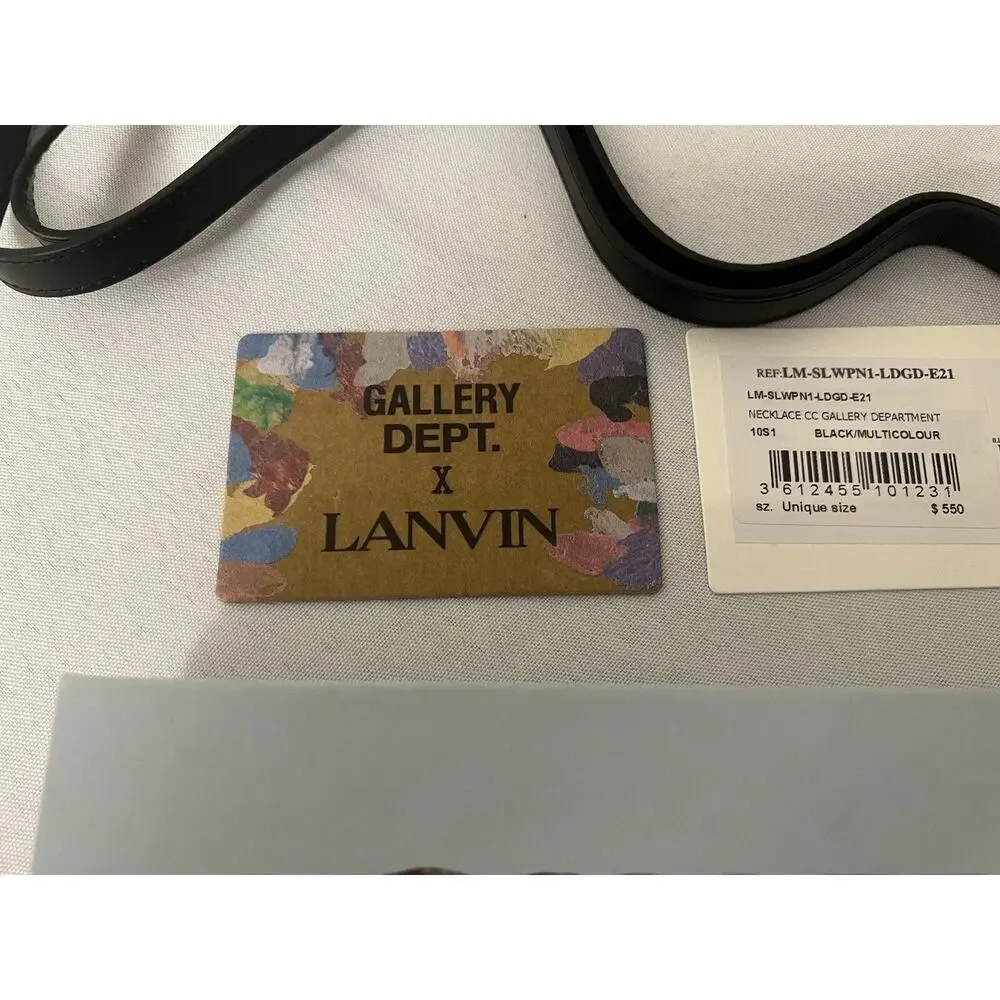 NIB Lanvin x Gallery Dept. Card Holder Lanyard Mother & Daughter Wallet $550.00